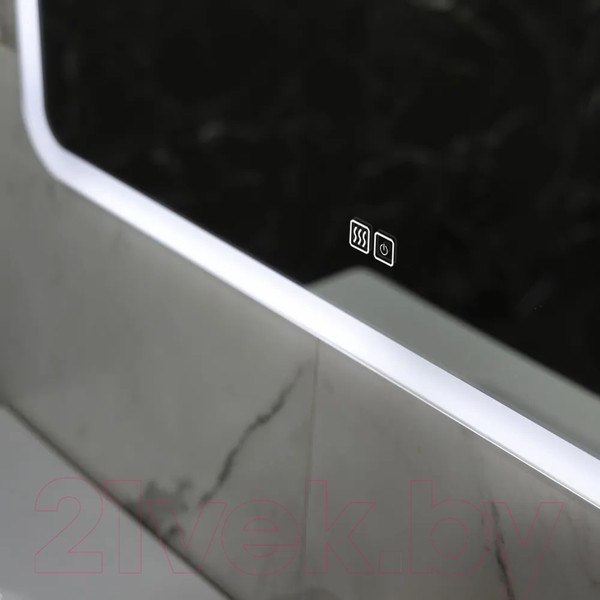 Изображение товара Зеркало Пекам Marta 60x90 / marta-60x90sp (с подсветкой, сенсором на прикосновение и подогревом)