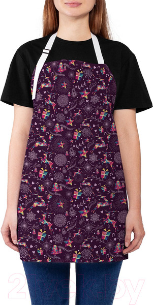 Изображение товара Кухонный фартук JoyArty Новогоднее настроение / ap_185487