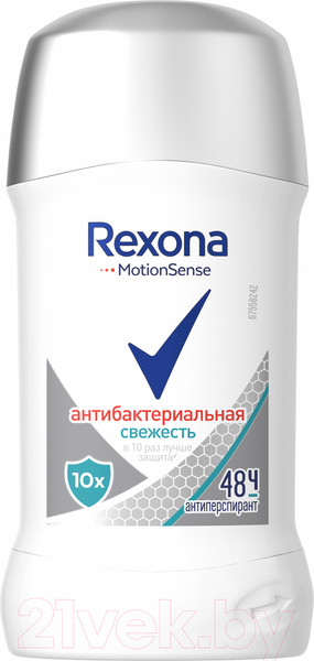 Изображение товара Антиперспирант-стик Rexona Антибактериальная свежесть (40мл)
