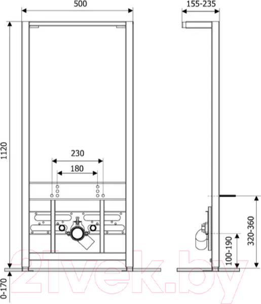 Изображение товара Инсталляция для биде Lavinia Boho Relfix 38030010