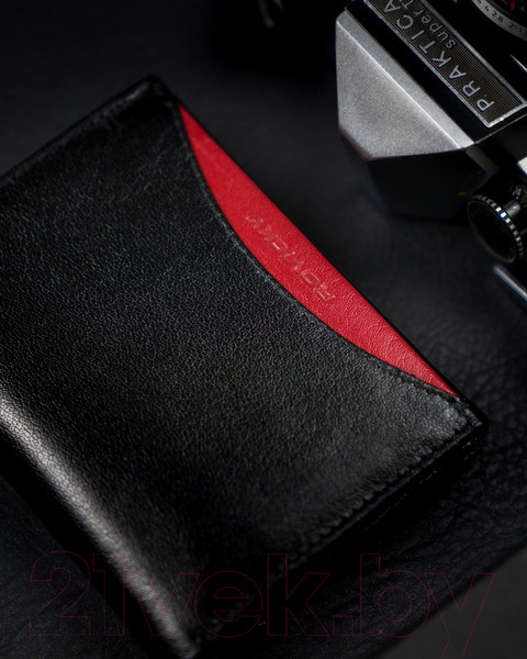 Изображение товара Портмоне Cedar Rovicky 1502-03-BOR-1133 (черный/красный)