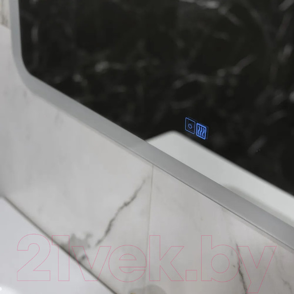 Изображение товара Зеркало Пекам Marta 80x100 / marta-80x100sp (с подсветкой, сенсором на прикосновение и подогревом)