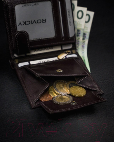 Изображение товара Портмоне Cedar Rovicky 1520-03-BOR-1164 (черный/красный)