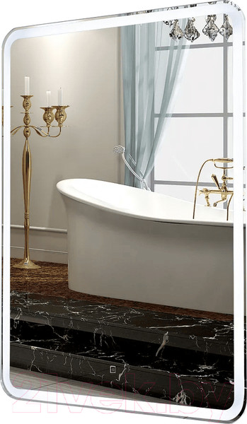 Изображение товара Зеркало Пекам Marta 1 60x90 / marta1-60x90s (с подсветкой и сенсором на прикосновение)