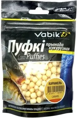 Изображение товара Прикормка рыболовная Vabik Corn Puffies Карамель / 6723