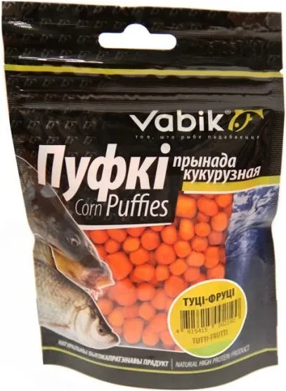 Изображение товара Прикормка рыболовная Vabik Corn Puffies Тутти-фрутти / 6612