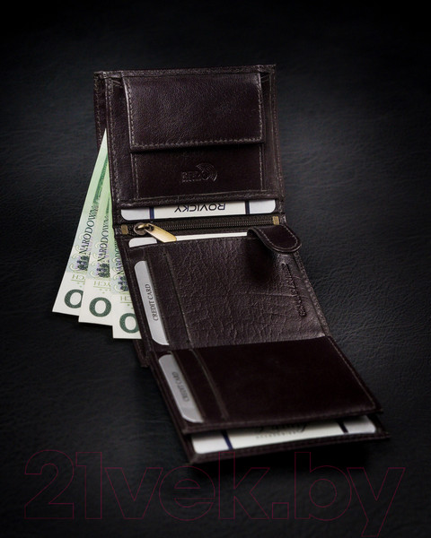 Изображение товара Портмоне Cedar Rovicky 1520-03-BOR-1188 (темно-коричневый)