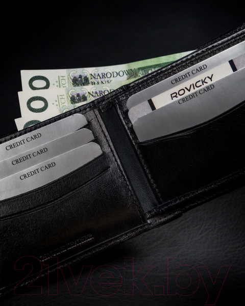Изображение товара Портмоне Cedar Rovicky 1531-03-BOR-1195 (черный/красный)