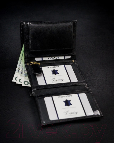 Изображение товара Портмоне Cedar Rovicky 1537-03-BOR-1232 (черный)