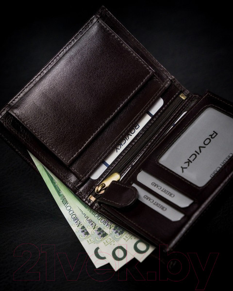 Изображение товара Портмоне Cedar Rovicky 1537-03-BOR-1249 (темно-коричневый)