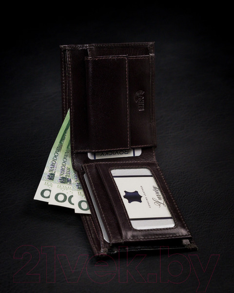 Изображение товара Портмоне Cedar Rovicky 1540-03-BOR-1270 (темно-коричневый)