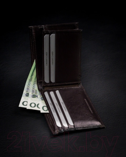 Изображение товара Портмоне Cedar Rovicky 1540-03-BOR-1270 (темно-коричневый)