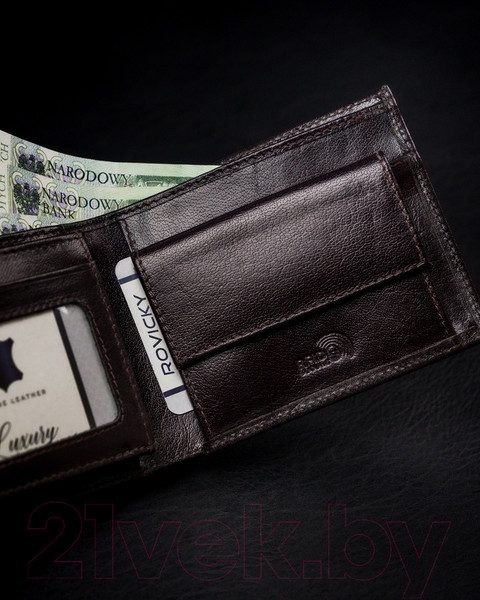 Изображение товара Портмоне Cedar Rovicky 1540-03-BOR-1270 (темно-коричневый)