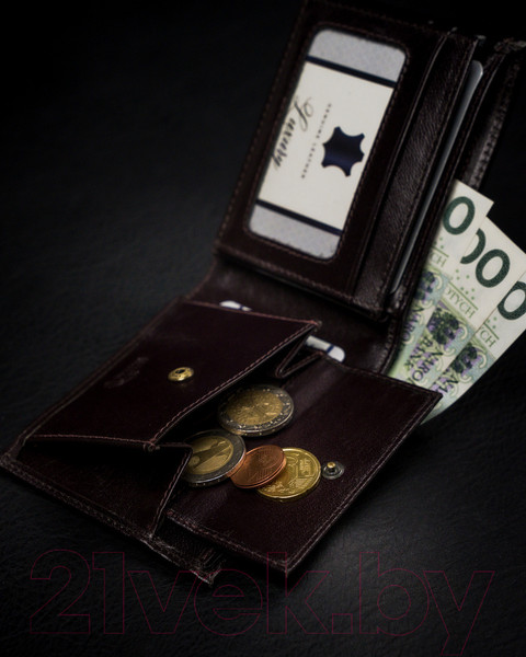 Изображение товара Портмоне Cedar Rovicky 1540-03-BOR-1270 (темно-коричневый)