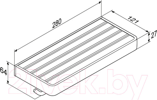 Изображение товара Держатель для туалетной бумаги Damixa Jupiter DA77341900
