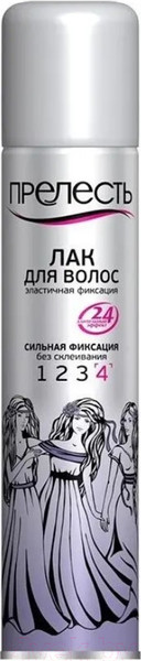 Изображение товара Лак для укладки волос Прелесть Био Сильной фиксации (200мл)