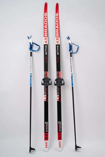 Изображение товара Комплект беговых лыж STC Snowmatic Step K3 (160/120)
