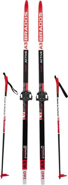 Изображение товара Комплект беговых лыж STC Snowmatic Step K3 (160/120)