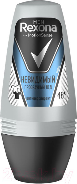 Изображение товара Антиперспирант шариковый Rexona Men Прозрачный лед (50мл)