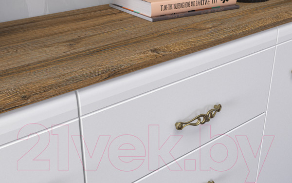 Изображение товара Тумба Мебель-Неман Тиффани МН-041-09 (белый/прованс)