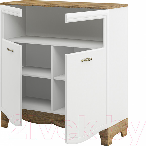 Изображение товара Тумба Мебель-Неман Тиффани МН-041-09 (белый/прованс)