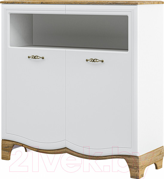 Изображение товара Тумба Мебель-Неман Тиффани МН-041-09 (белый/прованс)