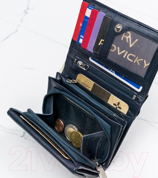 Изображение товара Портмоне Cedar 4U Cavaldi RD-02-GCL (морской)