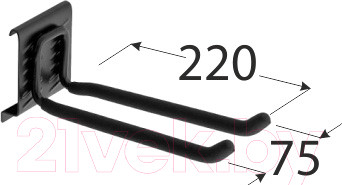 Изображение товара Крюк настенный Domax SGН4 / 587601