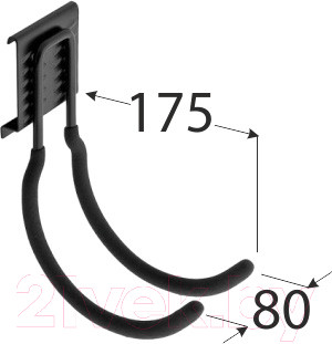 Изображение товара Крюк настенный Domax SGН5 / 587701