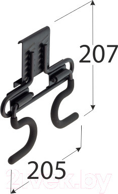 Изображение товара Крюк настенный Domax SGН7 / 587901