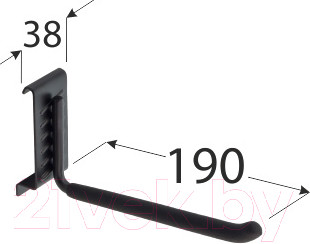 Изображение товара Крюк настенный Domax SGН8 / 588001