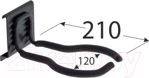 Изображение товара Крюк настенный Domax SGН15 / 588701