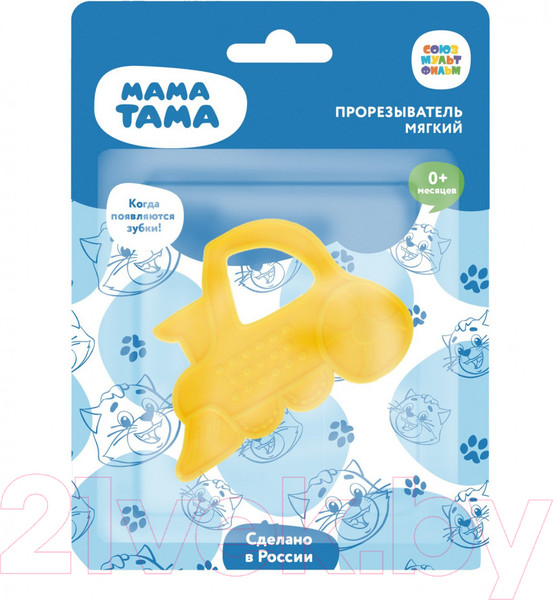 Изображение товара Прорезыватель для зубов Мама Тама Паровозик / MT/034 (желтый)