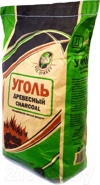 Уголь древесный Бел-Брикет 2.5кг