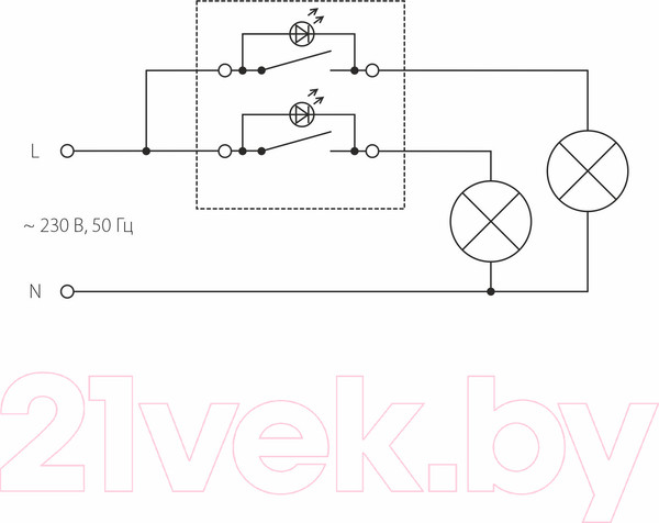 Изображение товара Выключатель Werkel W1120102 / a051094 (глянцевый никель)