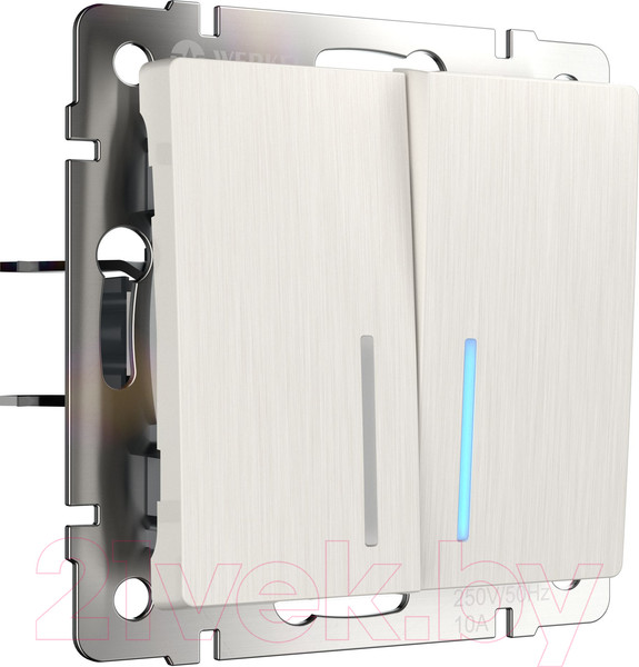 Изображение товара Выключатель Werkel W1120113 / a051186 (перламутровый рифленый)