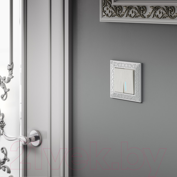 Изображение товара Выключатель Werkel W1120113 / a051186 (перламутровый рифленый)