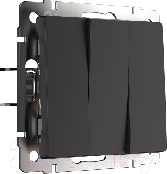 Изображение товара Выключатель Werkel W1130008 / a051596 (черный матовый)