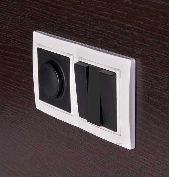 Изображение товара Выключатель Werkel W1130008 / a051596 (черный матовый)