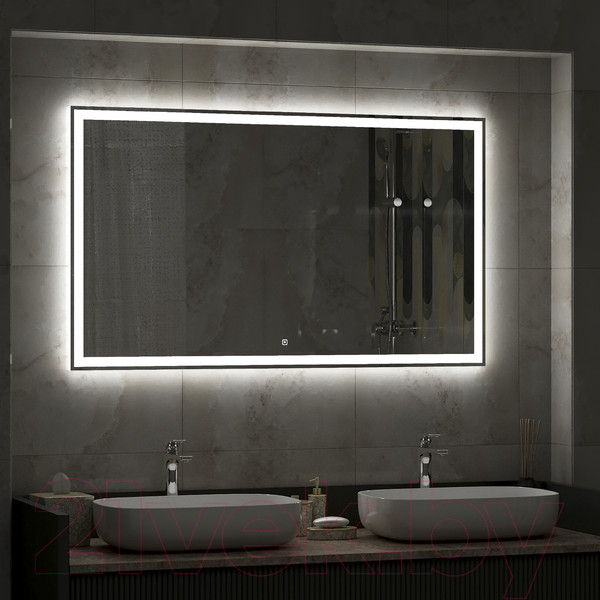 Изображение товара Зеркало Континент Mercury Led 100х70