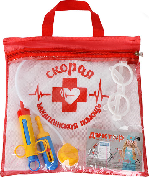 Изображение товара Набор доктора детский Leader Toys МТ0303 (в сумочке)