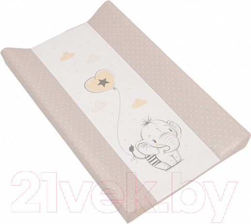 Изображение товара Доска пеленальная Polini Kids Слоник / 0002351-6 (макиато)