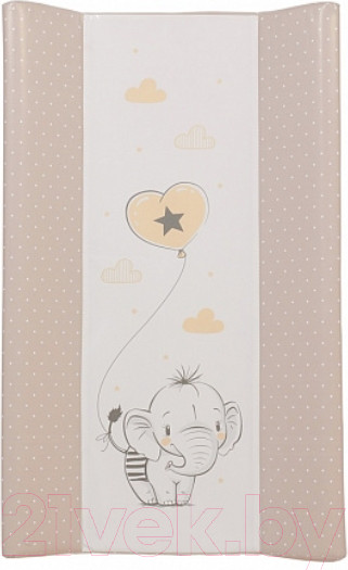 Изображение товара Доска пеленальная Polini Kids Слоник / 0002351-6 (макиато)