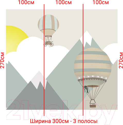 Изображение товара Фотообои листовые Arthata Fotooboi-3 (300x270)