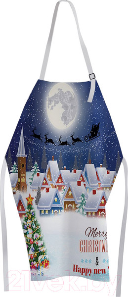 Изображение товара Кухонный фартук JoyArty Снежный городок / ap_20307