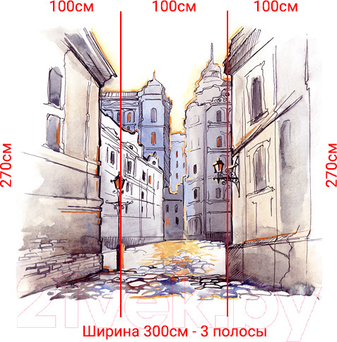 Изображение товара Фотообои листовые Arthata Fotooboi-11 (300x270)