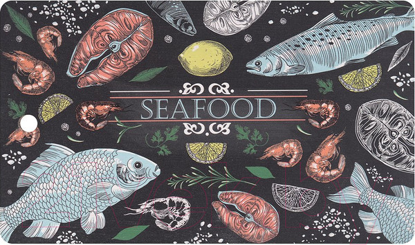 Изображение товара Разделочная доска Мультидом Рыбное ассорти МТ18-22