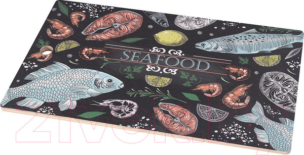 Изображение товара Разделочная доска Мультидом Рыбное ассорти МТ18-22