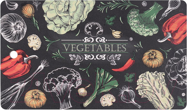 Изображение товара Разделочная доска Мультидом Овощной букет МТ18-23