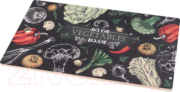 Изображение товара Разделочная доска Мультидом Овощной букет МТ18-23